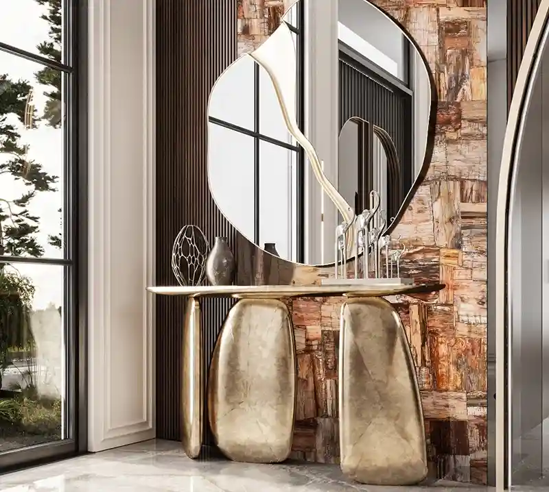 Brown Petrified Wood Retro