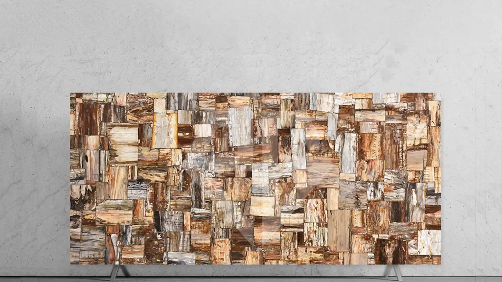 Brown Petrified Wood Retro