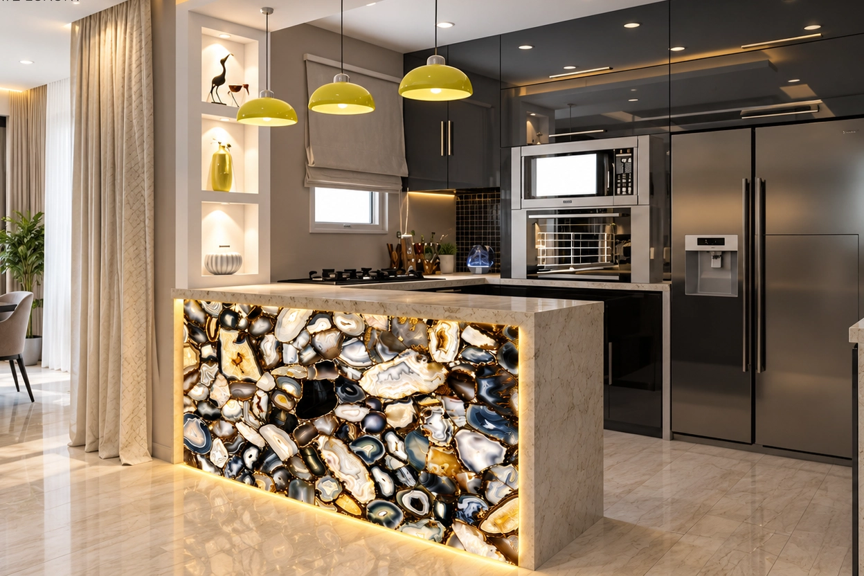 Semi Precious Stone Slabs: Types, Availability & Best Factory Prices