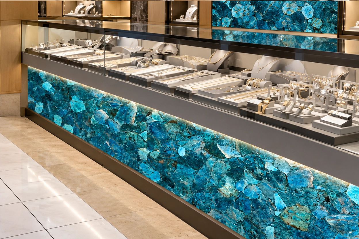 The Definitive Guide to Semiprecious Stone Slabs: Custom Artistry & Luxury Architectural Surfaces