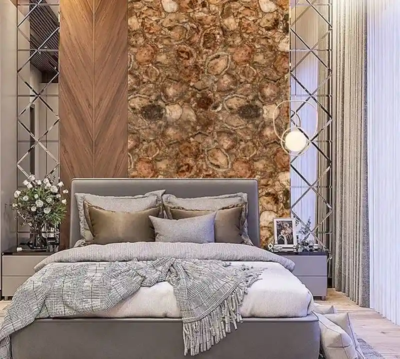 Brown Petrified Wood Round