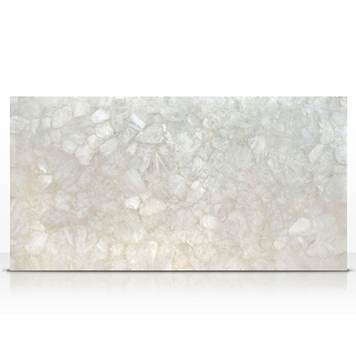 Crystal Quartz Gemstone Slab