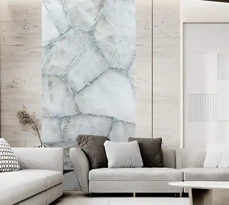 Crystal Quartz With Silver