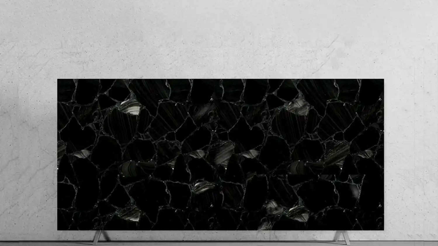 Obsidian Black With Silver