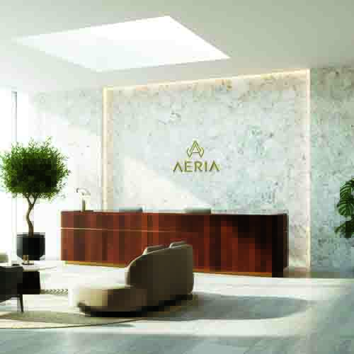 White Quartz Hotel Reception Area